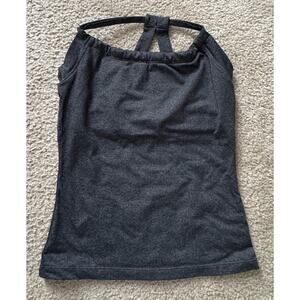 PRANA Quinn Chakra Gray Halter Tank Top Athletic Yoga Women’s Size Small
